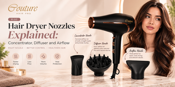 Hair Dryer Nozzles Explained: Concentrator, Diffuser and Airflow