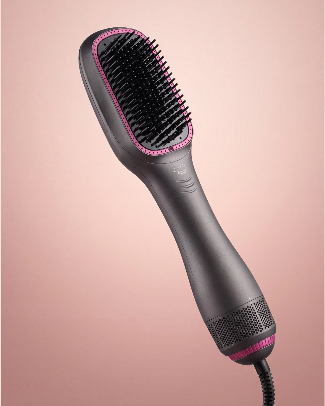 Couture Hair Pro - Hot Air Brush & Dryer - Grey