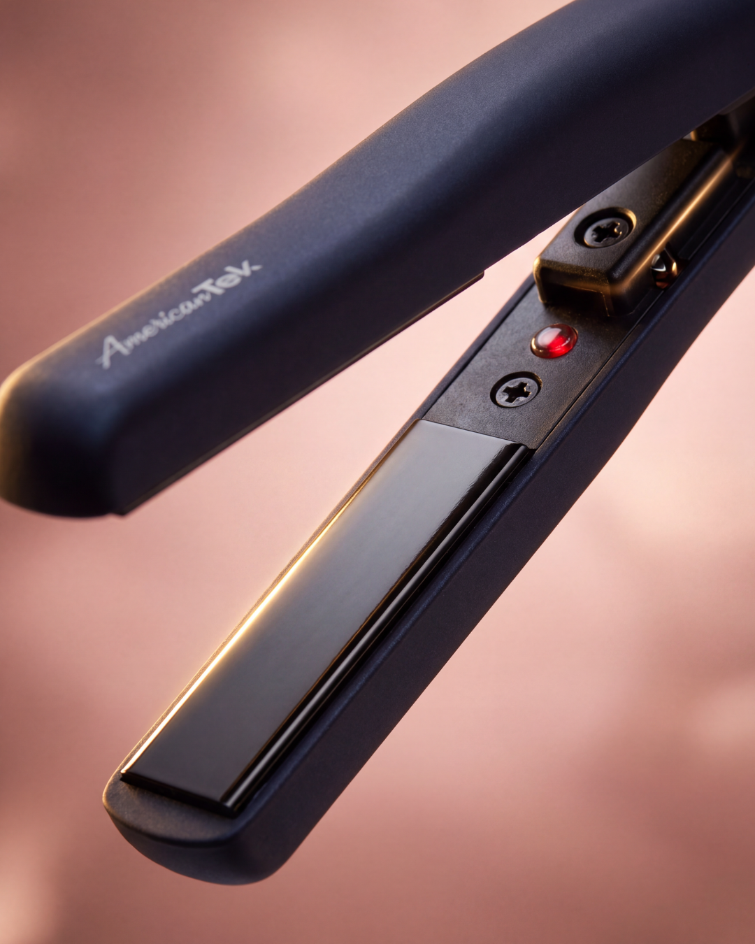 American Tek Mini Portable Flat Iron - Hair Straightener & Hair Styler