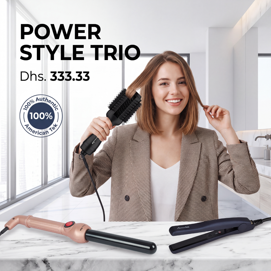 Power Style Trio - Hair Styling Kit | American Tek
