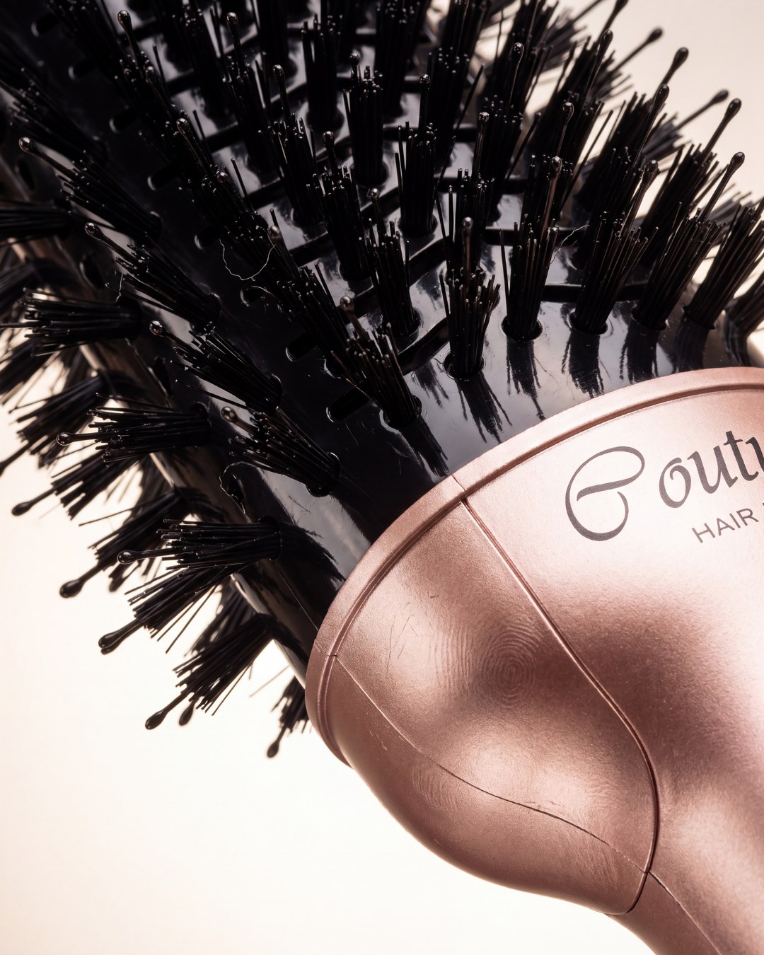 Hot Air Brush - 3 in 1 - Hair Straightening Brush - Rose Gold