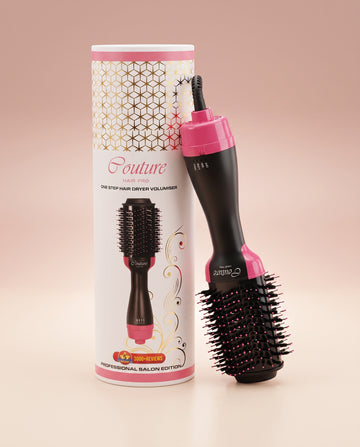 Couture Hair Pro Hot Air Brush | 3-in-1 Hair Straightening Brush