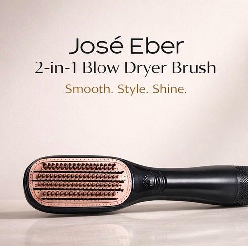 José Eber 2-in-1 Blow Dryer Brush on a light background