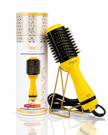 Couture Hair Pro 3-in-1 Yellow - Hair Styler &  Hot Air Brush