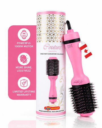 Pink Neon - Hair Styler & Hot Air Brush | 3-in-1 Tool