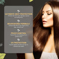 Heat protection Serum Infused with Biotin, Keratin and Argan Oil - Sulfate & Paraben Free - For All Types Including Curly, Dry and Oily Hair (Heat Protection Serum) - Couture Hair Pro