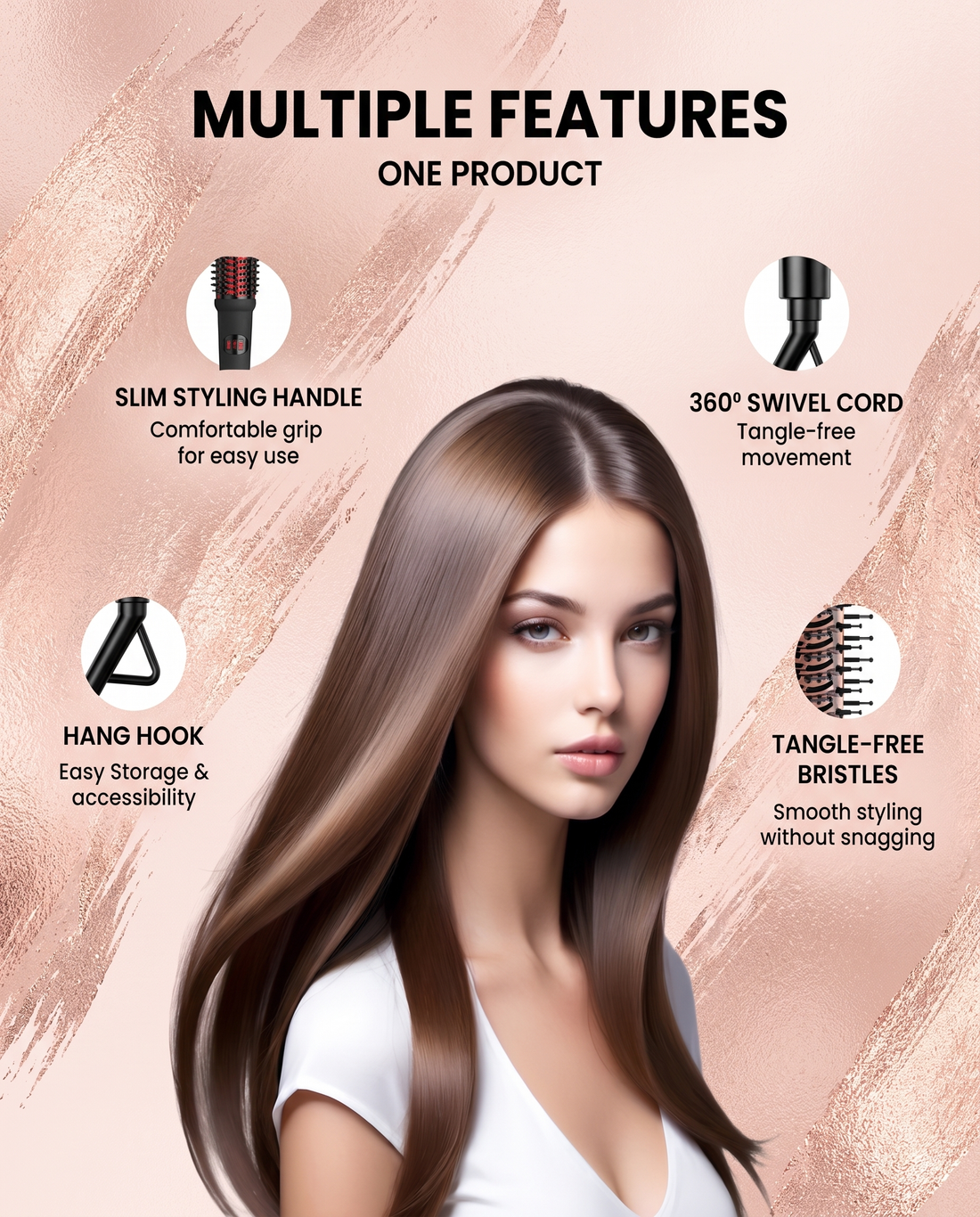 Couture Hair Pro - Thermal Brush | Ceramic Hair Curler Brush