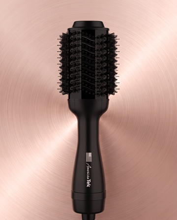 American Tek- Hot Air Brush | 4-in-1 - Hair Styler & Dryer