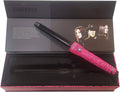 Pink Flower Curling Iron by Jose Eber showcasing an elegant floral design and professional styling performance.