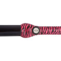 Jose Eber 19MM Pink Zebra Curling Iron product image highlighting its professional styling barrel.