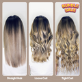 Three hair types displayed with 'Bundle Sale' text.