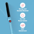 American Tek Hair Curler 25 MM - Blue - Couture Hair Pro