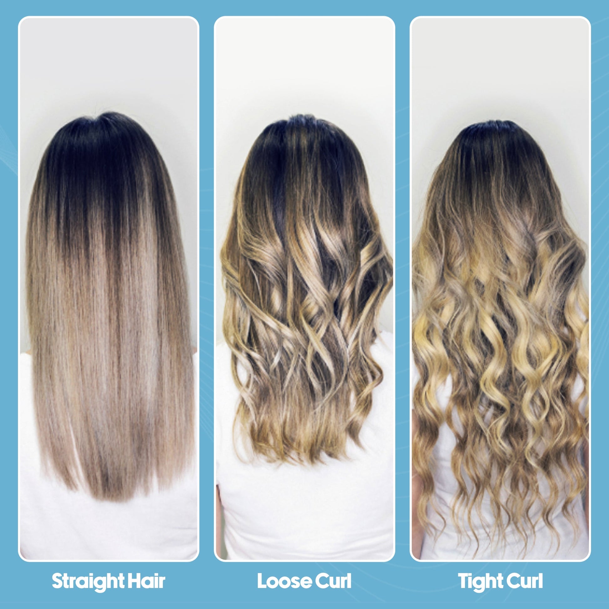 American Tek Hair Curler 25 MM - Blue - Couture Hair Pro