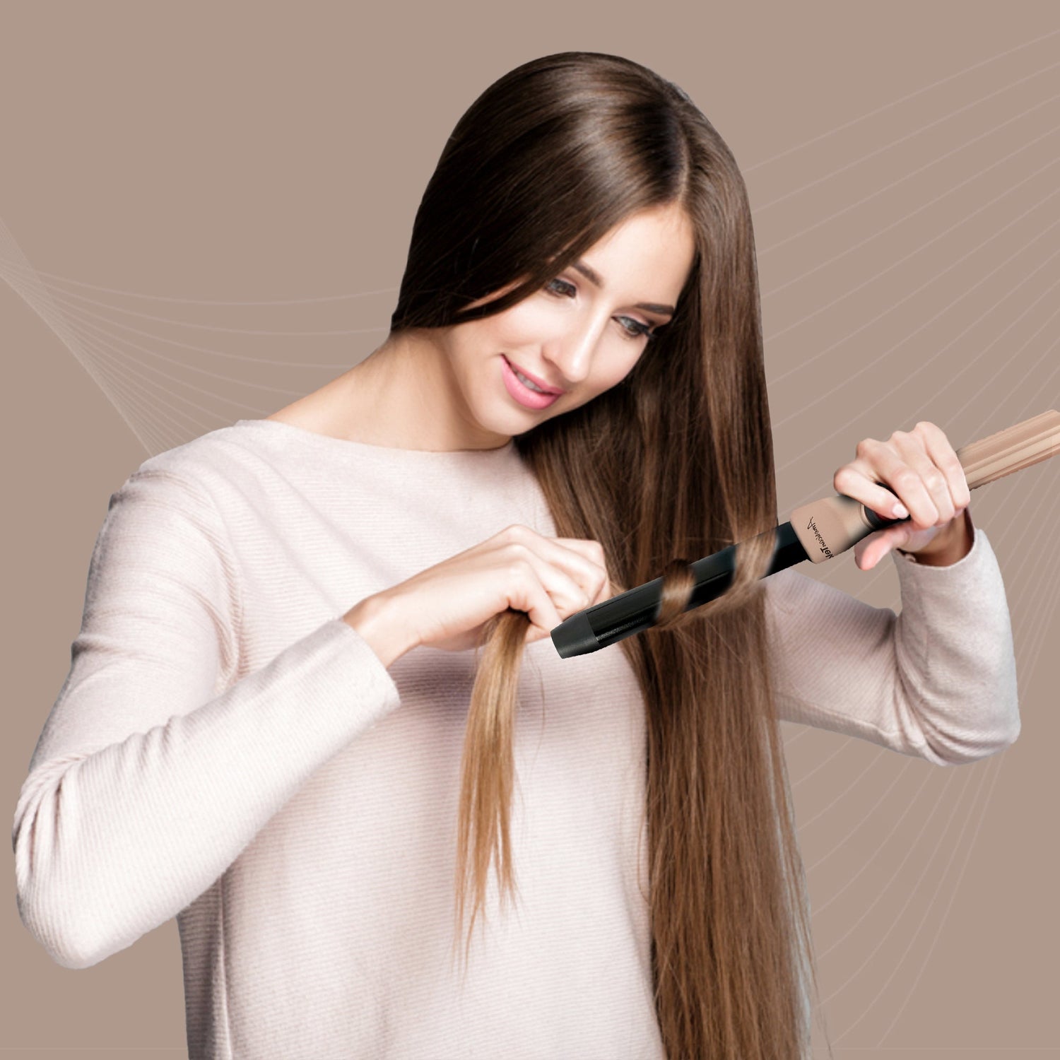 American Tek Hair Curler 25 MM - Rosegold - Couture Hair Pro