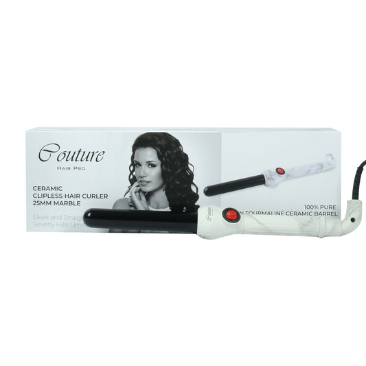 Couture Hair Pro Hair Curler 25 MM Beverly Hills Limited Edition - Marble - Couture Hair Pro