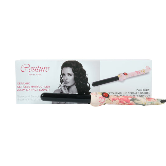Couture Hair Pro Hair Curler 25 MM Beverly Hills Limited Edition - Spring Flowers - Couture Hair Pro