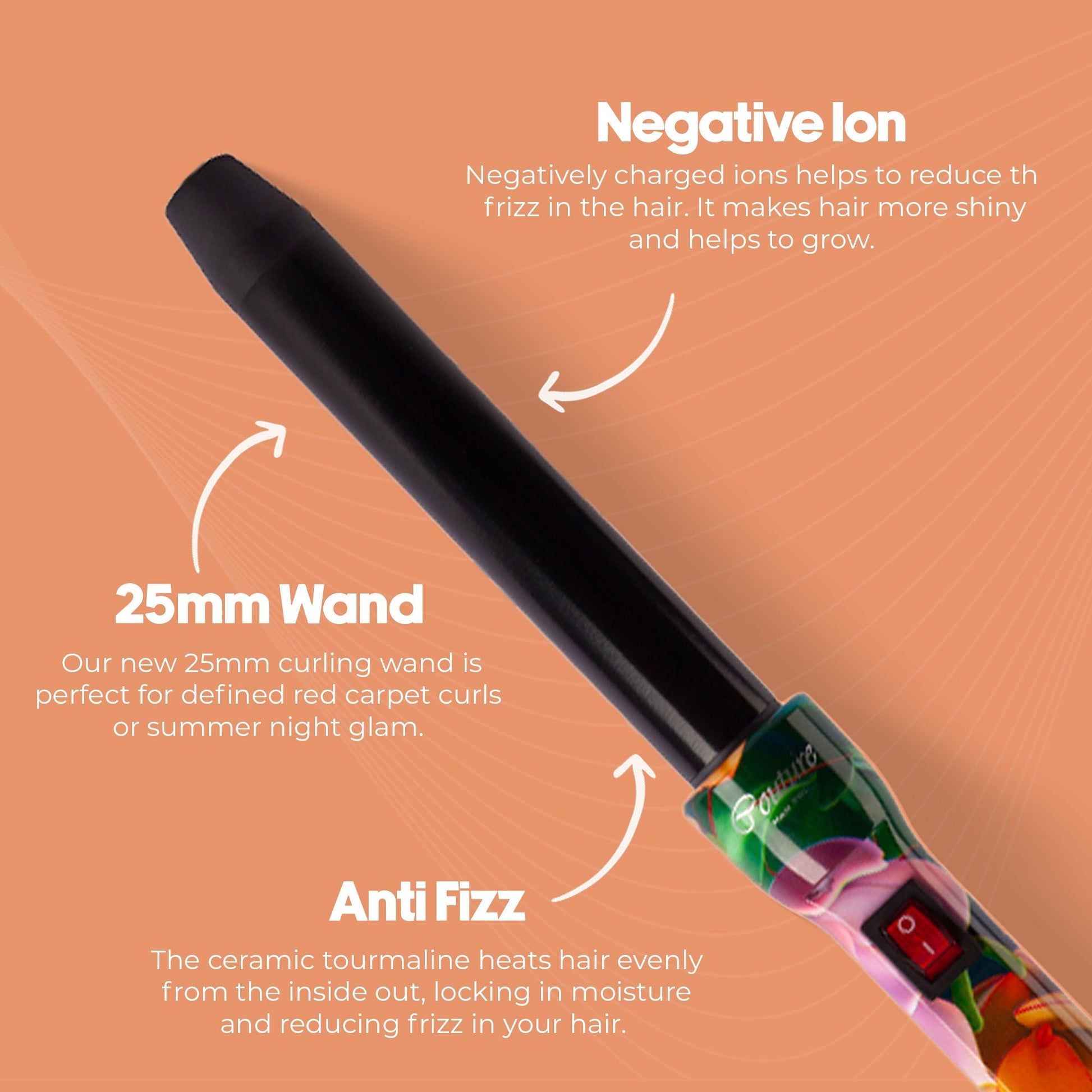 Couture Hair Pro Hair Curler Classic 25 MM - Heaven Flowers - Couture Hair Pro