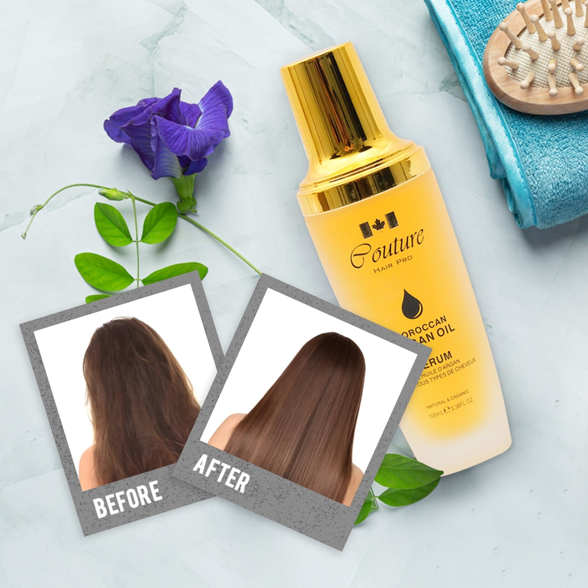 Couture Hair Pro Moroccan Argan Oil - Best Hair Oil - #1 Selling Hair Tools Brand in the Middle East - Couture Hair Pro