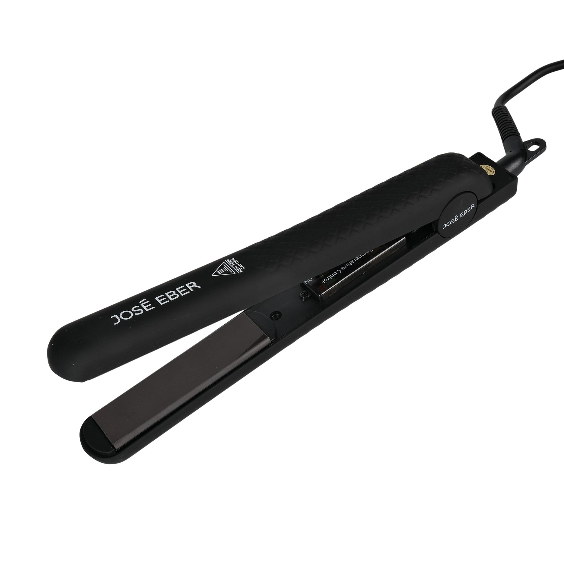 Jose Eber Pure Ceramic Flat Iron - Premium Hair Straightener for Salon Quality Results - Black - Couture Hair Pro