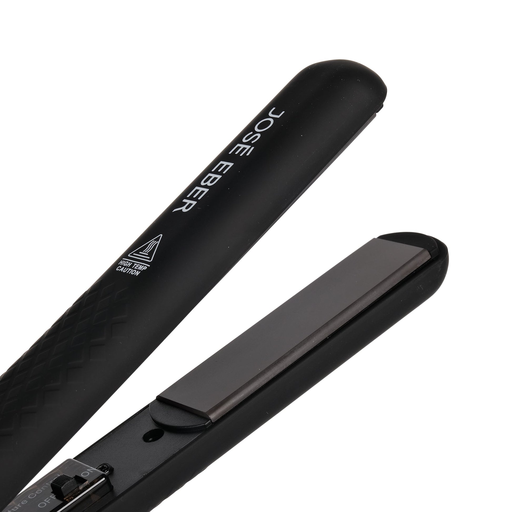 Jose Eber Pure Ceramic Flat Iron - Premium Hair Straightener for Salon Quality Results - Black - Couture Hair Pro