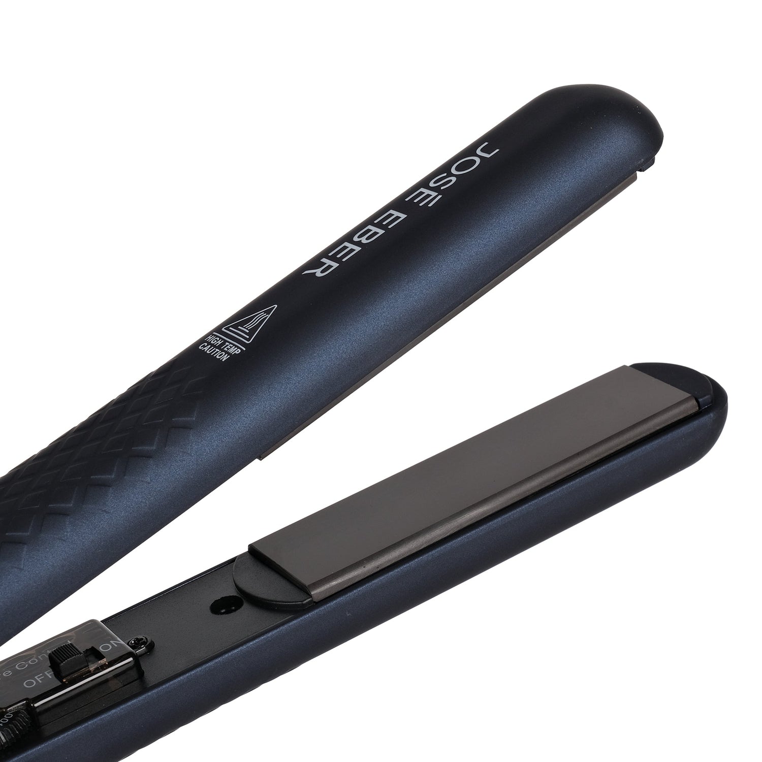 Jose Eber Pure Ceramic Flat Iron - Premium Hair Straightener for Salon Quality Results - Blue - Couture Hair Pro
